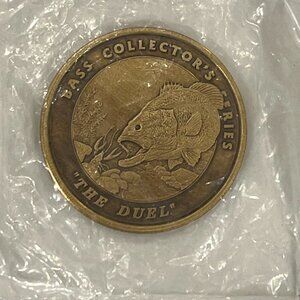 Bass Collector's Series "The Duel" Coin New in Sealed Bag
